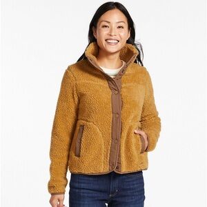 LL Bean Women's Bean's Sherpa Fleece Jacket